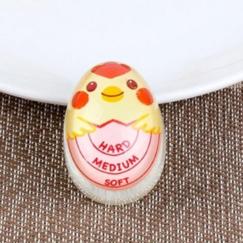 1 Таймер для яиц, меняющий цвет, материал из смолы, идеально подходящий для варки яиц по температуре, кухонный помощник, таймер для яиц, инструменты для красного таймера