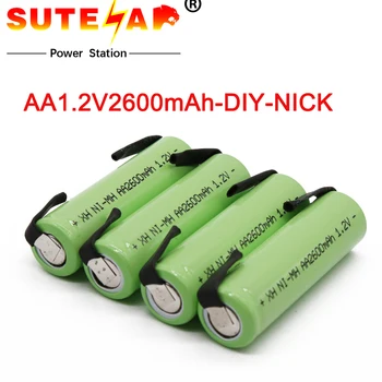 74/5000 10000 AA 1,2 В 2500 мАч NI-MH AA аккумуляторная батарея для электробритв, игрушек, беспроводного пульта дистанционного управления и т.д.
