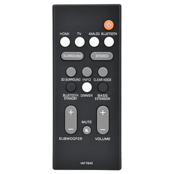 Замена пульта дистанционного управления динамиком VAF764 для -1080 ATS1080 YAS-108 Audio Remote Control