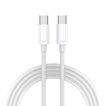 Зарядное Устройство USB C Кабель 100 Вт 7A Быстрая Зарядка Type C-Type C Кабель для Samsung Xiaomi Redmi Huawei MacBook Pro iPad Pro для iPhone
