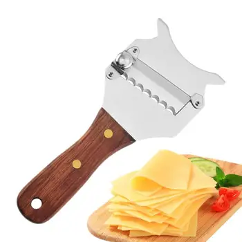 Инструмент для резки сыра Резак для резки сыра шоколада масла Бритва для резки нержавеющей стали Бритва с волнистым ртом Нож для чистки сыра Кухонный инструмент