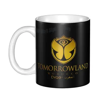 Кружки Tomorrowland на заказ, бельгийская электронная танцевальная керамическая чашка для чая и кофе с молоком