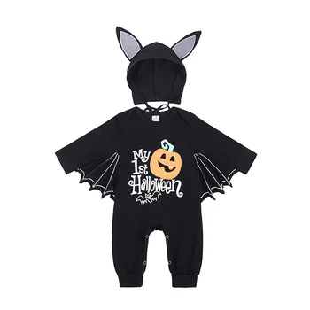 Модная одежда для маленьких мальчиков, косплей, костюм на Хэллоуин, комбинезон с длинными рукавами 