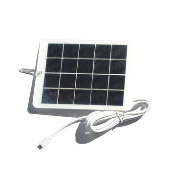 Плата Батареи Мобильного Телефона Панели с Солнечной Батареей 3W 5V Для Зарядки Аккумулятора с Портом Micro USB Зарядное Устройство Для Солнечной Батареи