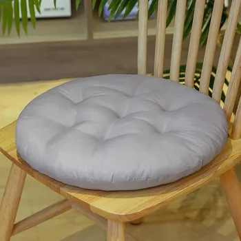 Подушка для офисного стула, круглая хлопковая подушка для сиденья, накладка для спины, декор для дома, декоративные подушки для сиденья, подушка из пены с эффектом памяти