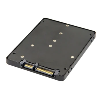 Разъем для ключей Cablecc CYDZ B + M 2 M.2 NGFF (SATA) SSD-Накопитель для 2,5 SATA-Адаптера с Черным Металлическим корпусом