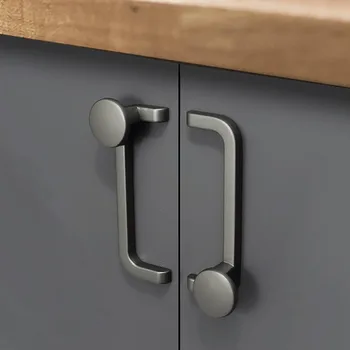 Роскошная Дверная ручка гардероба, Соответствующая современной минималистичной дверной ручке шкафа, Ящику шкафа для ванной, ручке шкафа в скандинавском стиле